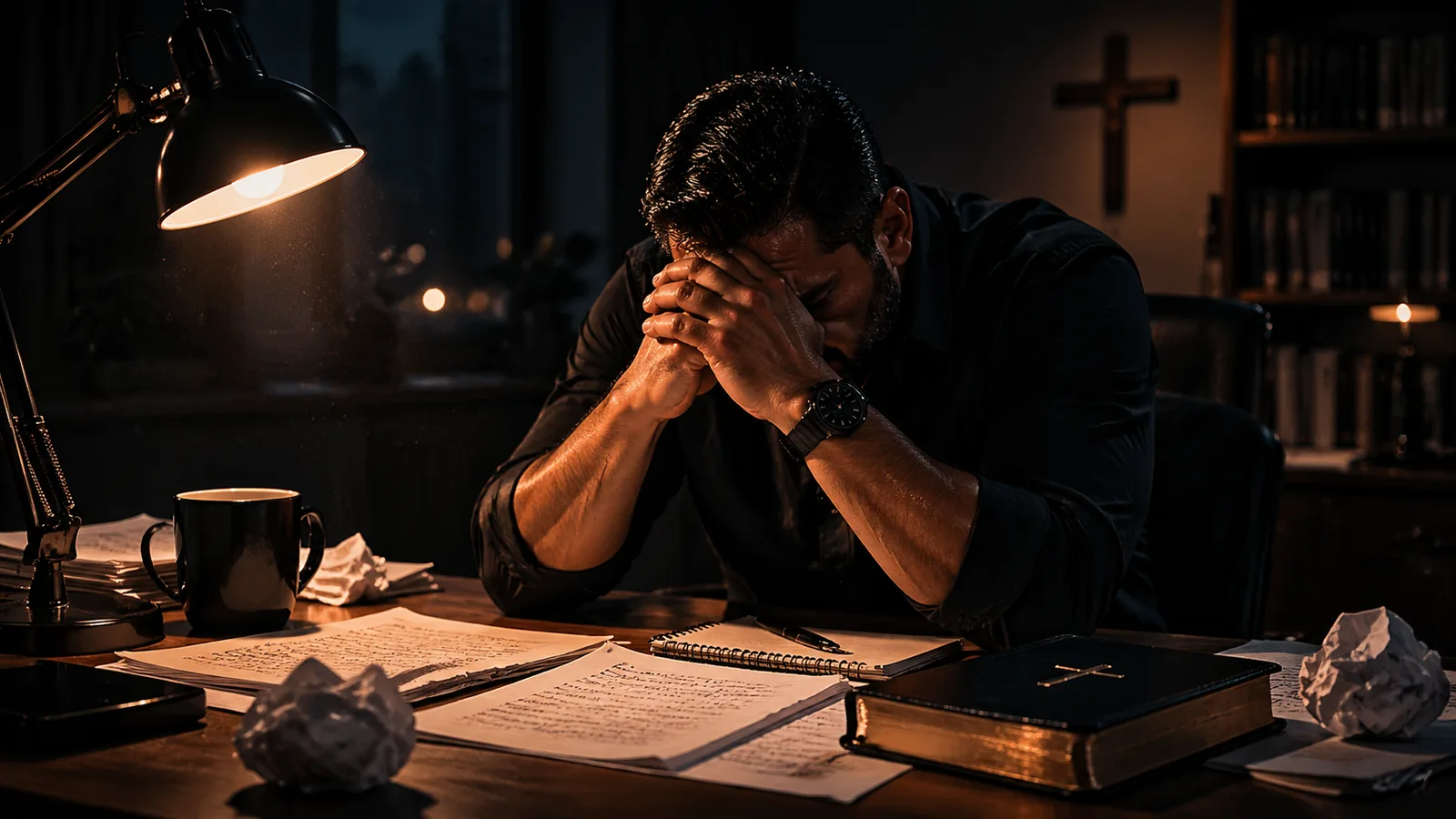 Pastor frustrado sem saber como começar